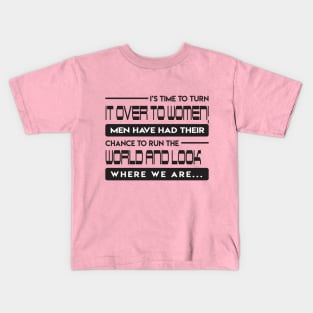 A Woman's World Kids T-Shirt